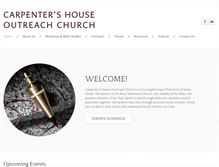 Tablet Screenshot of carpentershousechurch.org